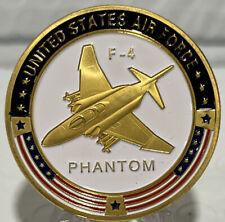 * UNITED STATES Air Force F-4 Phantom Challenge New Coin In An Airtight Capsule picture