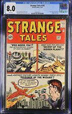 Strange Tales #102 CGC VF 8.0 White Pages 1st Appearance Wizard Human Torch picture