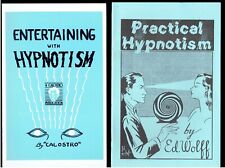 Entertaining With Hypnotism & Practical Hypnotism - 2 Vintage Hypnosis Booklets picture