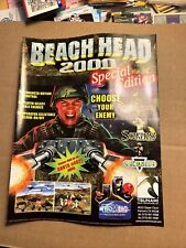 Original 2002 ad  11- 8” Beach Head 2000 Special ARCADE video GAME FLYER picture