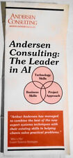 Andersen Consulting Artificial Intelligence brochure [1980s]. Arthur Andersen Co picture