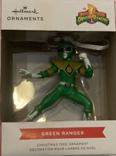 Hallmark Green Power Ranger Tommy Mighty Morphin Christmas Ornament New 2022 picture