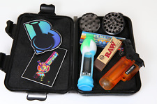 Smoking Travel Kit Glass Chillum Pipe Assorted Colors Smoking Accessories + Case picture