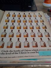 Time Magazine 1970' Chivas Regal Scotch Whiskey picture