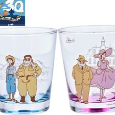 Studio Ghibli Porco Rosso Glass Cup 2Set 270ml φ82 x H89mm 30th Anniv. Limited picture