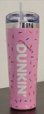 Dunkin Donuts Bermuda - 24oz - Stainless Steel Insulated Travel Tumbler  - Pink picture