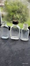 3 vintage 1940s-1950s Bayer Aspirin glass bottles , embossed on sides  picture