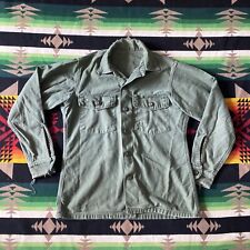 OG107 Fatigue Shirt 1970 US Army Guy H James IND Vietnam War Small/Med Check Mea picture