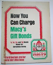 Macy's Christmas Vintage Santa Land 1960's Herald Square Elevator Advertisement picture