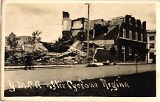 YMCA After Cyclone June 1912 Regina Saskatchewan Canada RPPC Real Photo Postcard picture