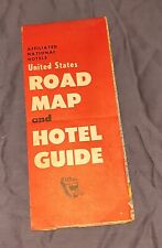 VTG AFFILIATED NATIONAL HOTELS UNITED STATES ROAD MAP AND HOTEL GUIDE HM Gousha picture