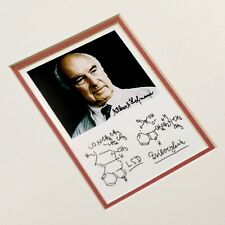 Albert Hofmann Autograph Autograph photo LSD Psilocybin formula picture