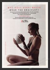 HIV/AIDS Until There's A Cure Kerri Walsh Athlete 2000s Print Advertisement 2008 picture