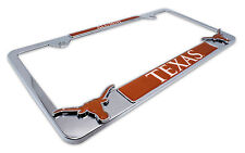 texas longhorns alumni college ncaa 3d license plate frame made in usa picture
