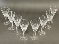 Fabulous Set of 8 Vintage 4 Oz Waterford Ireland Crystal Glenmore Wine Glasses picture