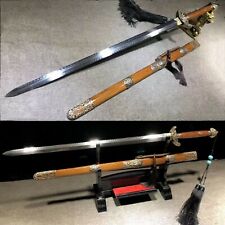 High Quality Handmade Chinese Qing “乾隆 ”JIAN SWORD T10 Clay tempered Very Sharp picture