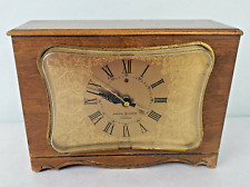 Vintage General Electric Telechrom  Alarm Clock 7H247 Deco Style Wood USA 50's picture