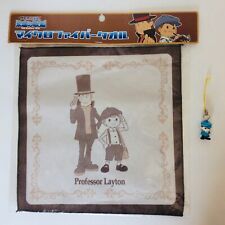 Professor Layton Lens Cloth & Luke Triton Cellphone Strap Rare Anime Game picture