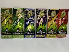 KINGPIN HERBAL WRAPS - 6 Pack Sampler - all Flavors/ 4 toasted wraps per pack picture