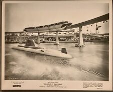 GALA DAY AT DISNEYLAND Submarine Monorail Original 1960 Press Photo 8x10 Rare picture