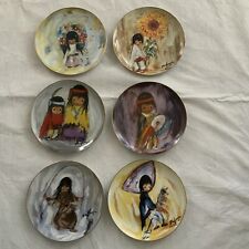 De Grazia 10” Collectors Plates - Children - Lot of 6 DeGrazia picture