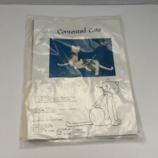 NOS 1985 Contented Cats Craft Sewing Project Kit New Unopened Carousel Crafts ￼ picture