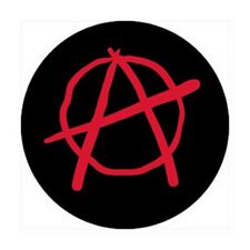 Anarchy Sign Button B-2033 picture