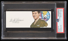 Fred Ascani Signed 1.75x5 Cut (PSA) - US Air Force WWII picture