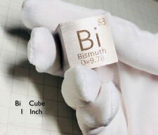 1pcs Bismuth Metal Cube 1in Bi 99.99% Pure for Element Collection 1 inch 160g picture