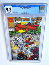 MOON KNIGHT SPECIAL #1 CGC 9.8 ++ NEWSSTAND ++ 1992 *MK KICKS BUTT W SHANG-CHI* picture