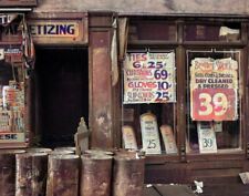 1936 BRONX DRY CLEANERS STORE FRONT Color Tinted DEPRESSION ERA PHOTO  (199-Y) picture