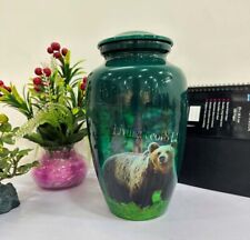 Beautiful Cute Brown Bear Design Cremation Urn Funeral Animal Lovers' Urn Bear picture