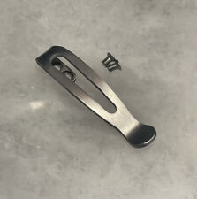 Satin Stubby Titanium Deep Pocket Clip For WE Knife Civivi Elementum Knife picture