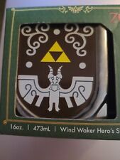 2016 Nintendo Zelda Wind Walker Heros Shield Mug & Links Drinking Glass NEW picture