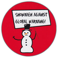 Funny Bumper Stickers: Snowmen Against Global Warming picture