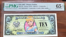 2007 $10 Disney Dollar Cinderella PMG picture