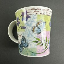 Papillon Dunoon Mug Butterflies Floral Michele Aubourg Cup Fine Bone England New picture