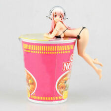 Super Sonico Anime Figure Cup Noodle Stopper Swimsuit PVC Figure Toy Bulk picture