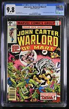 JOHN CARTER WARLORD OF MARS #1 - CGC 9.8 WP - 1ST MARVEL JOHN CARTER DEJA THORIS picture