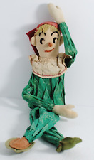 Christmas Elf, Rare Antique 1930's Hand Made Doll Depression Era 20.5