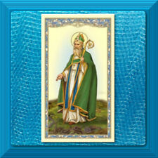 Saint Patrick Catholic Holy Prayer Card Irish Blessing May the road rise to  picture