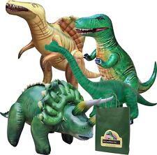 Jet Creations Inflatable T-rex Brachiosaurus, Spinosaurus, Triceratops Birthday picture