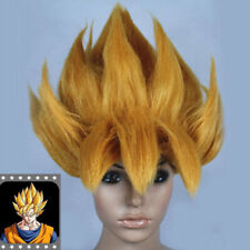 Anime Dragonball Z Cosplay Costume Wig Goku Saiyan Wig Hair Gold Party Halloween picture