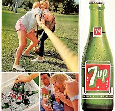 7 Up Where There's Action 1965 Advertisement Soda Pop Beverage DWII1 picture