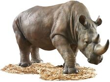 African Plains Wildlife Safari Rhinoceros Garden Home Rhino Sculpture Statue picture
