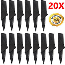 20x Credit Card Folding knives Wallet Sharp Thin Micro Knife Hunting Camping USA picture