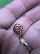 Ancient Pyu/Persian etched Eye Bead 10.3 X 9.6 X 6.2 Mm rare Collectible picture