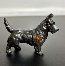 Vintage Cast Metal Scottie Dog Scottish Terrier New York Souvenir Figurine picture