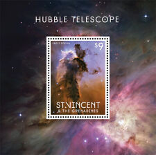 St. Vincent 2013 - SC# 3850 - Hubble Telescope, Galaxy - Souvenir Sheet - MNH picture