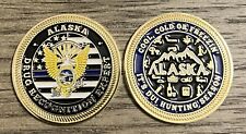 Alaska Drug Recognition Expert DRE Challenge Coin 2024 Police Military Rare AK picture